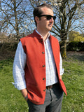 Mandarian Tweed Nekhru Gilet