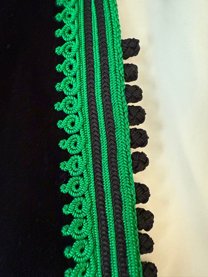 Emerald Script Velvet Jacket